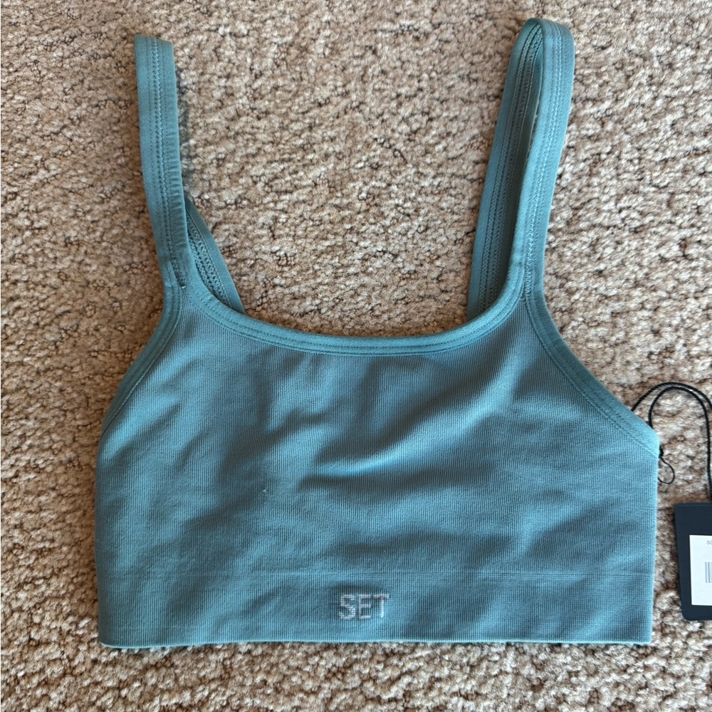 Set Active Sculpt Flex Box Bra in Wave